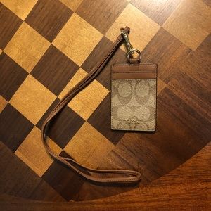 Coach lanyard